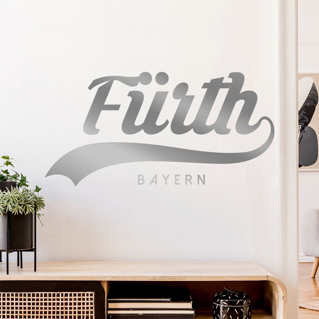 Fürth Bayern Wandtattoo Wandaufkleber Wall Sticker - Dekoration, Küche, Wohnzimmer, Schlafzimmer, Badezimmer