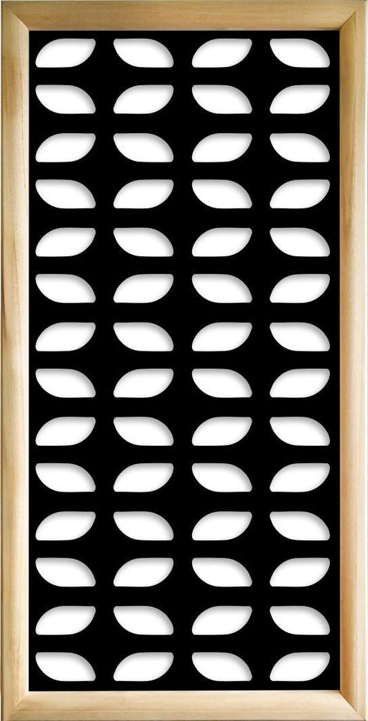 GLOBECROSS - Moduli Decorativi in holz e PVC 73x148 cm schwarz