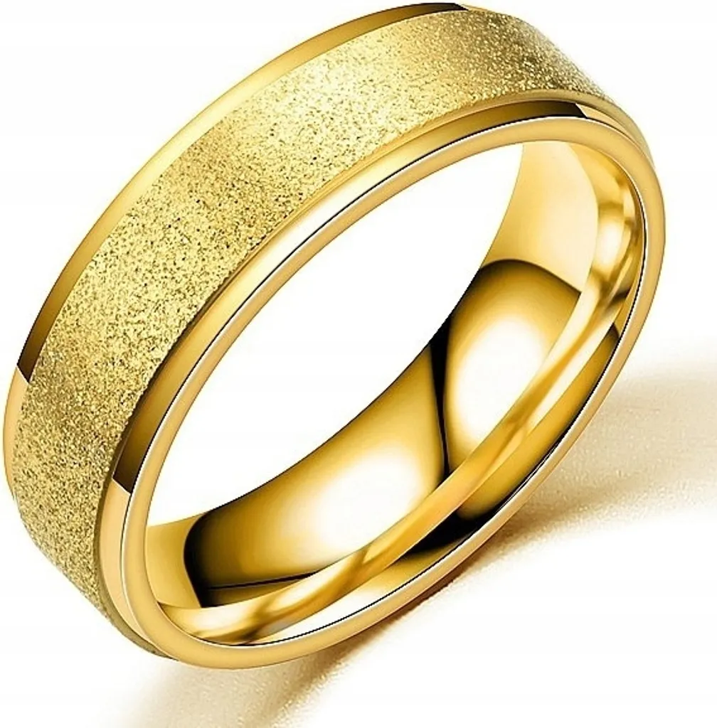 Anello Golden Bride Stain 316L r.25 | Fede Nuziale Acciaio Dorato