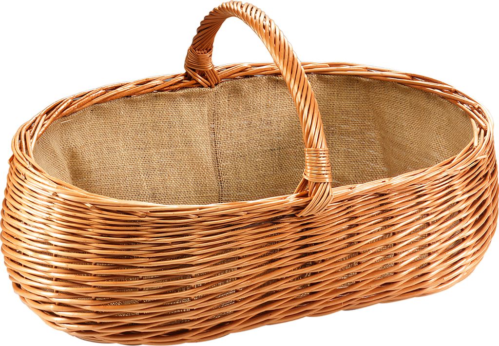 Kobolo Kaminholzkorb Holzkorb für Kaminholz oval aus Produktbild 
