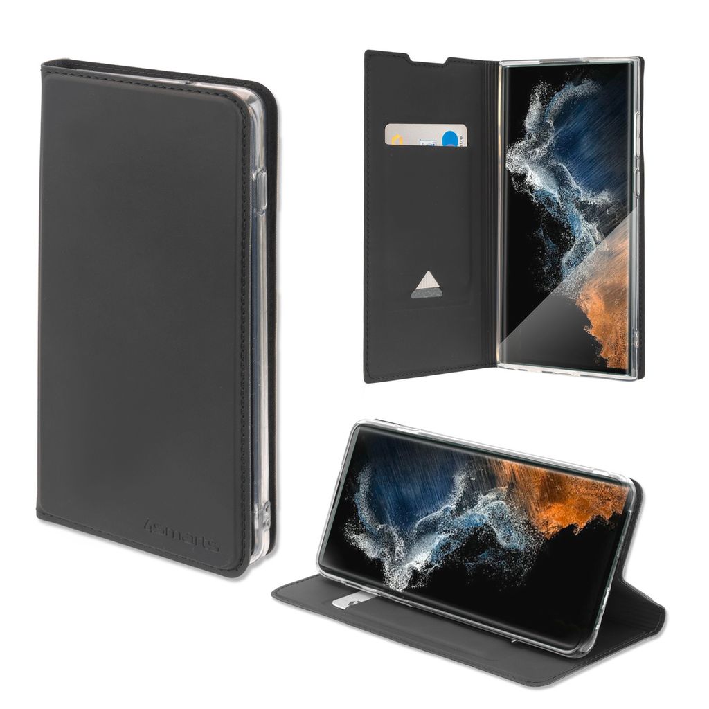 4smarts Flip Case Urban Lite für Galaxy S23 Ultra, schwarz