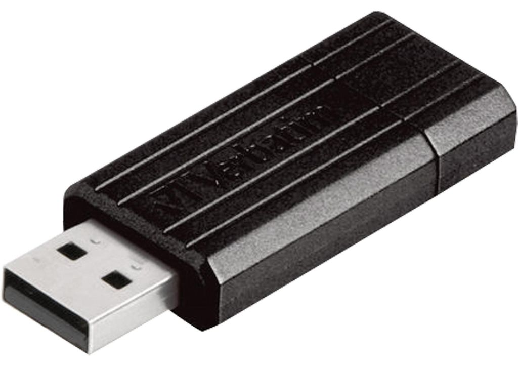 Verbatim PinStripe 64GB, 64 GB, USB 2.0, Drehring, 9.22 mm, Produktbild 
