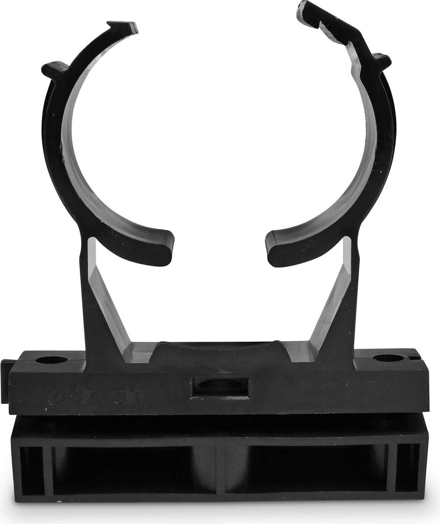Rohrhalter PP 47-51 mm Schwarz