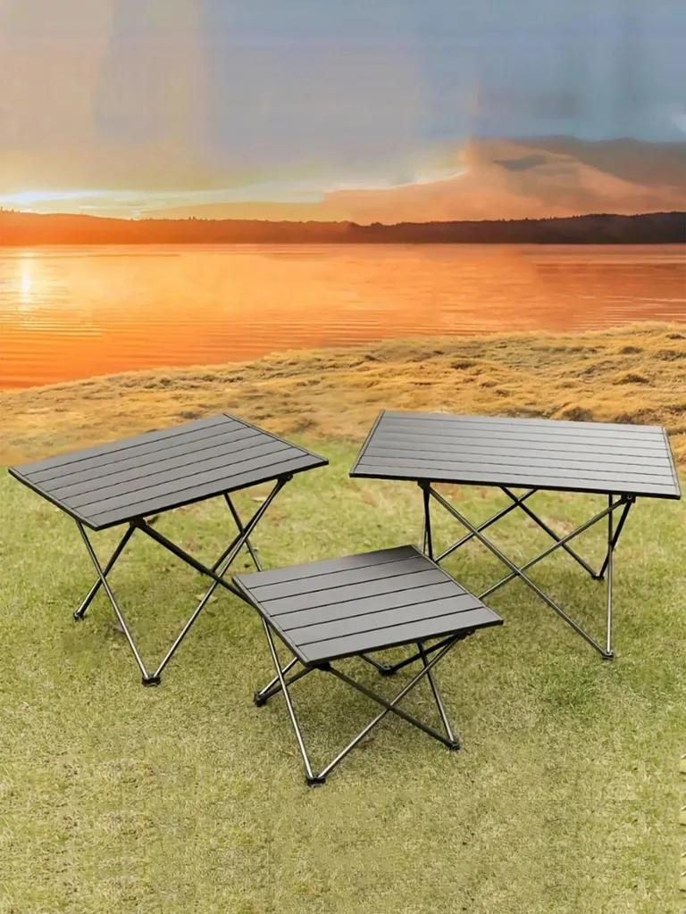 Table pliante solide en métal : la solution stable pour camping et jardin