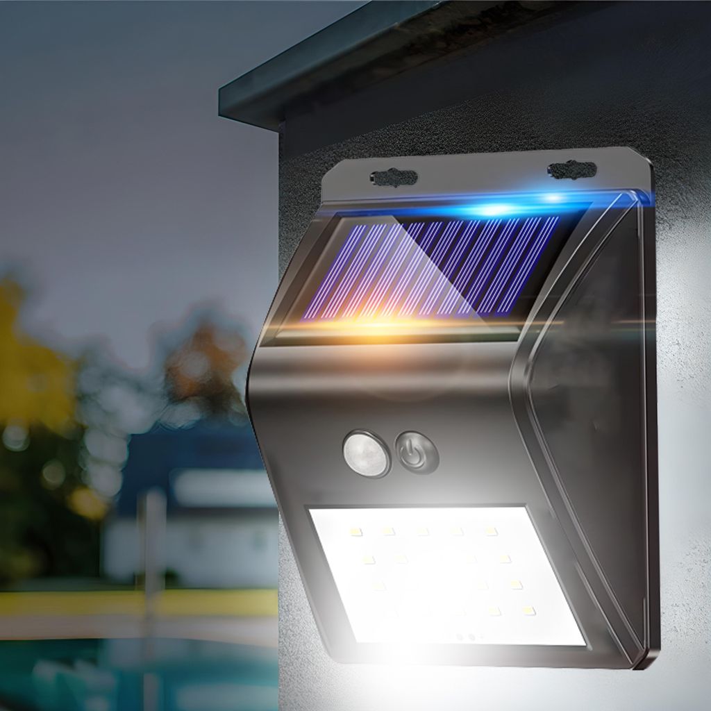 Solarlampen für Außen Bewegungsmelder 20 LED IP64 Produktbild 3