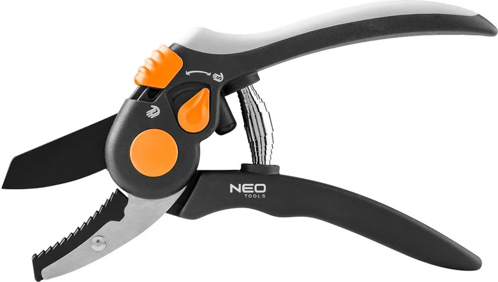 Forbici Potatura NEO TOOLS 15-252 | Incudine 200mm per Rami Secchi