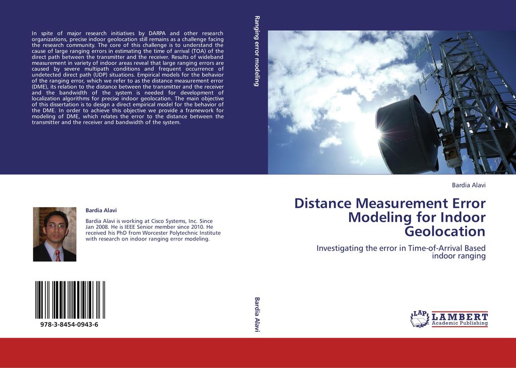 Distance Measurement Error Modeling for Indoor Geolocation