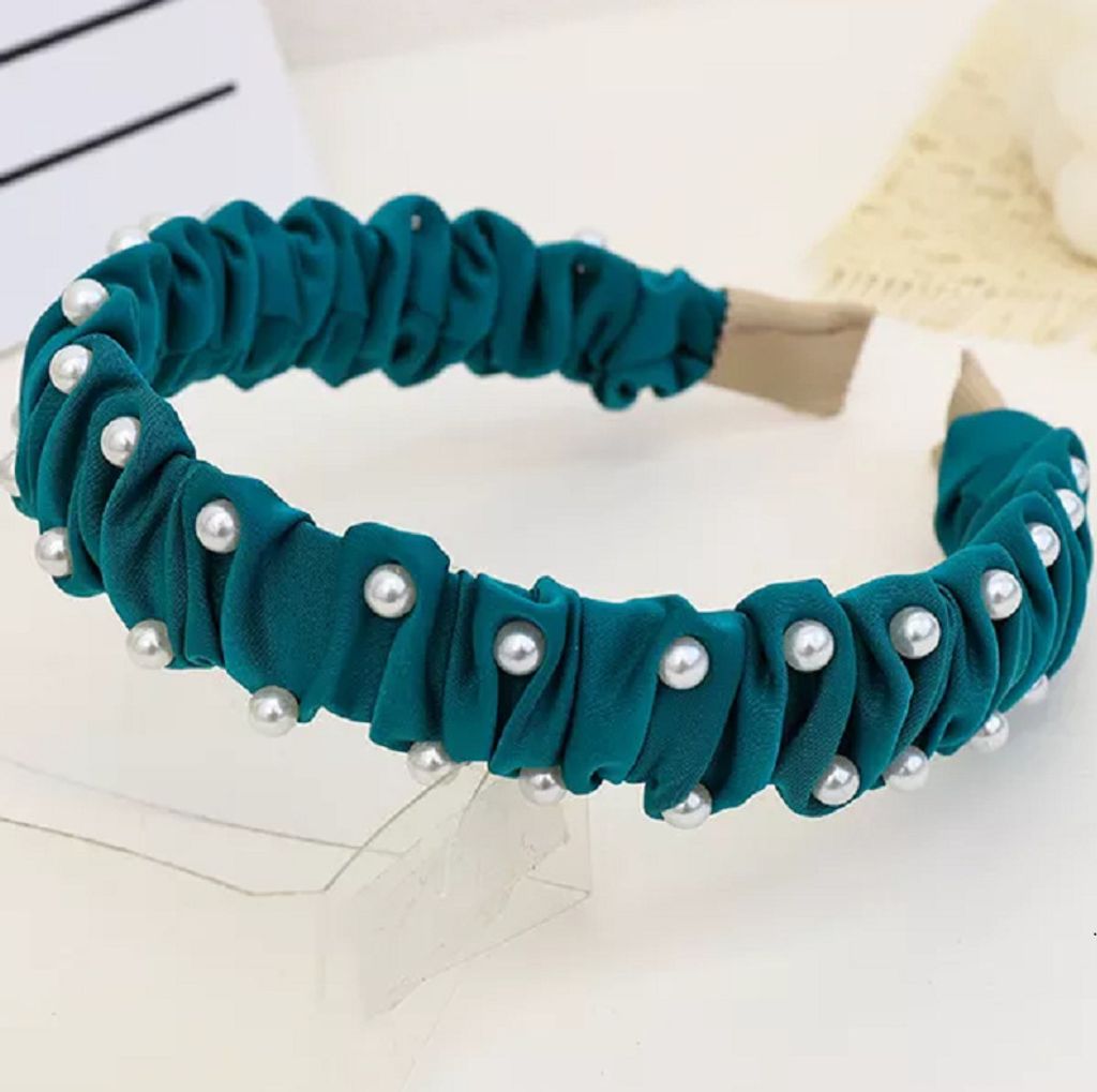 Pearl Stirnband in Grün – Trendiges Damenaccessoire KP18272