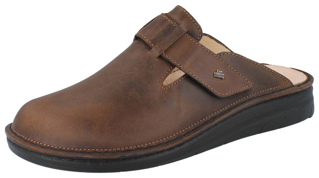 FINN COMFORT Petare Herren Clog braun Nubukleder - Größe: Produktbild 