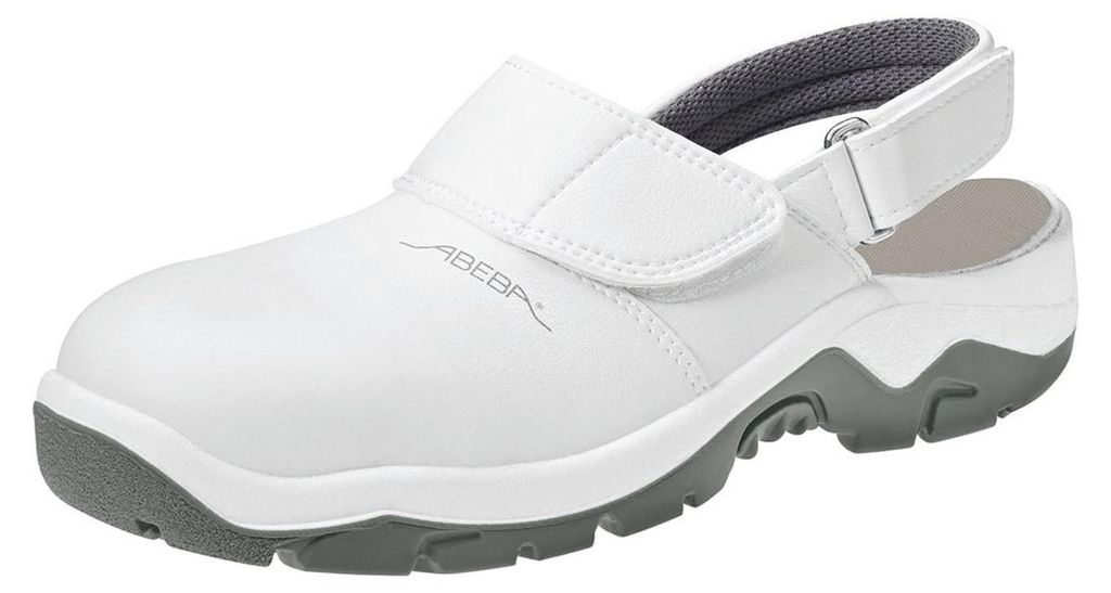 Abeba Sicherheitsschuhe anatom SB Clog weiß HACCP CE SRC
