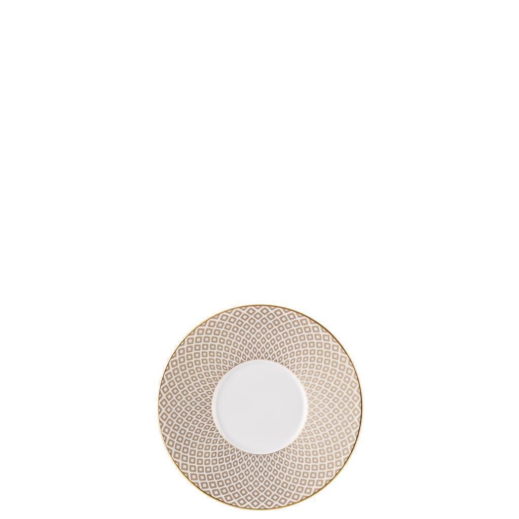 Rosenthal Kaffee-Untertasse Carreau Beige 10460-404308-14741