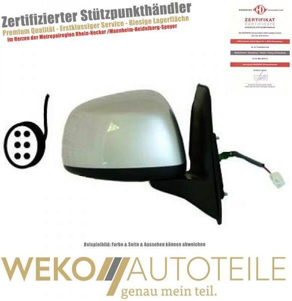 Außenspiegel links DIEDERICHS 6445825 passend für FIAT SUZUKI