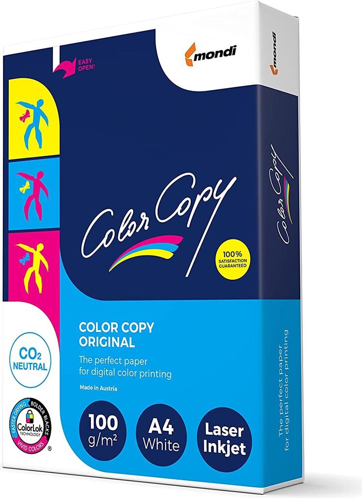 mondi Multifunktionspapier Color Copy A4 100 g/qm weiß Produktbild 