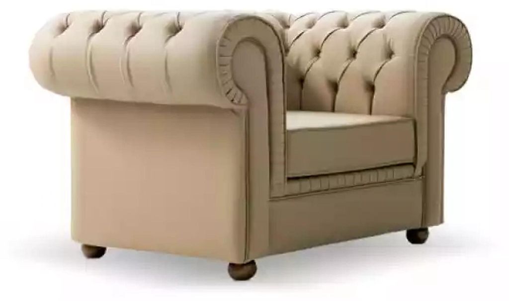 Chesterfield Sessel Luxus Büromöbel Einsitzer Polstersessel Neu Modern