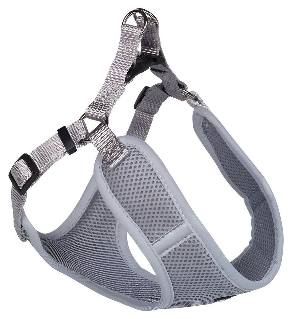 Nobby Geschirr Mesh Reflect grau, Bauchumfang: 69-83 cm