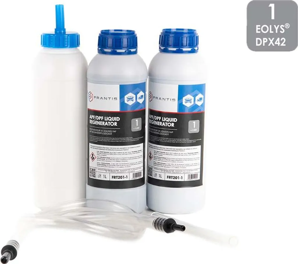 Additif FAP Liquide Gris Blanc 2L pour Filtre à Particules Diesel Cube