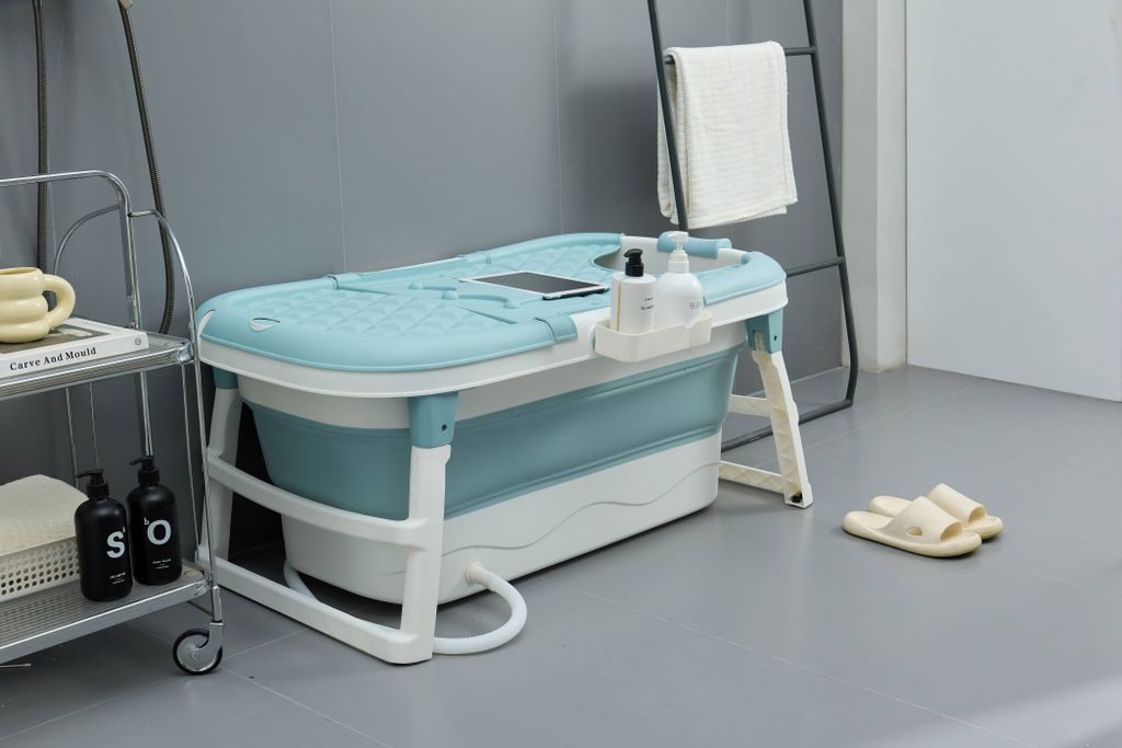 Schwänlein® Faltbare Badewanne für Erwachsene, ideal für Produktbild 1