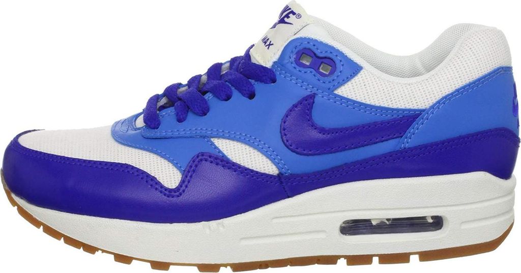 Nike Air Max 1 One VNTG Vintage Sneaker Schuhe blau/weiß 555284-105, Farbe:blau/weiß, Schuhgröße:44 EU