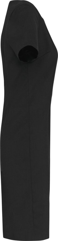 Kariban Kleid mit kurzen Ärmeln