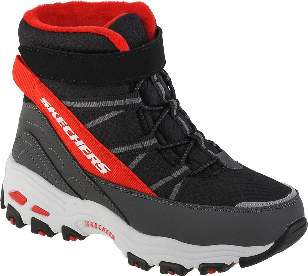 Skechers D Lites 660092L-BKRD, Trekkingschuhe, für Jungen, Schwarz
