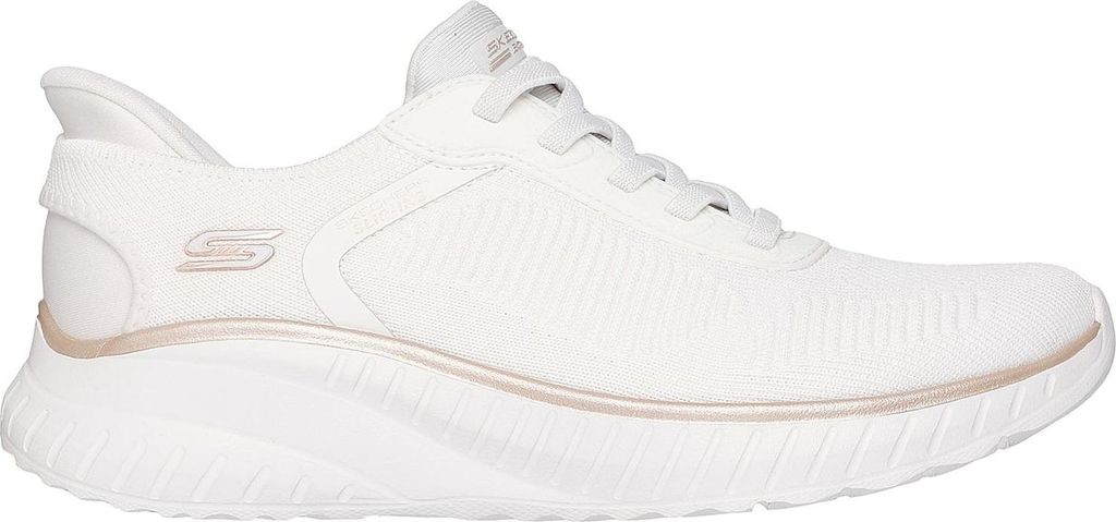 Skechers Bobs Squad Chaos Current Muse Slip-On Weiß WTGD Produktbild 