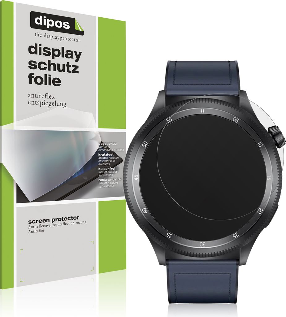 6x Schutzfolie für Kumi Watch Gear GT3 matt Produktbild 