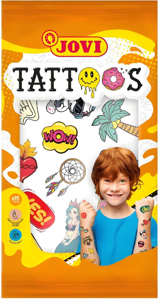 Jovi 17924TT01 Kindertattoos Set 19 stk