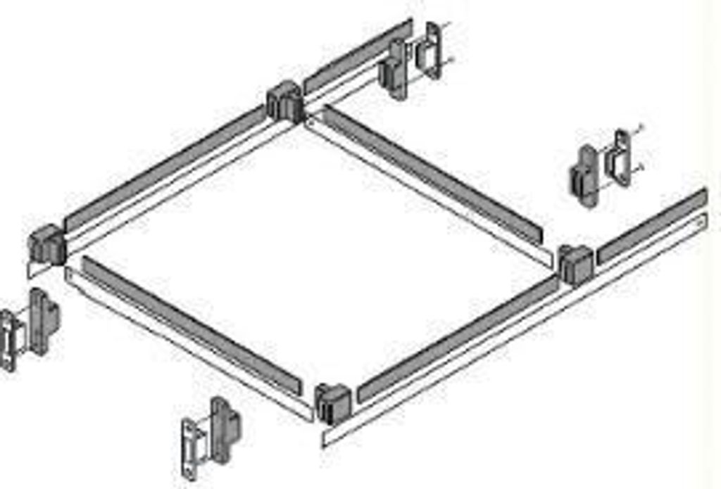 BLUM Metabox Metafile Relingset für Hängeregister ZRM. 5500, Stahl cremeweiß