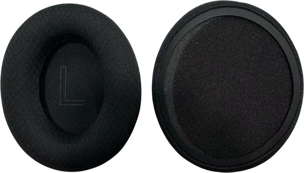 INF Kopfhörer Ersatz Schutzhülle Netzstoff Schwarz für Razer Kraken V4/V4X 2er Set