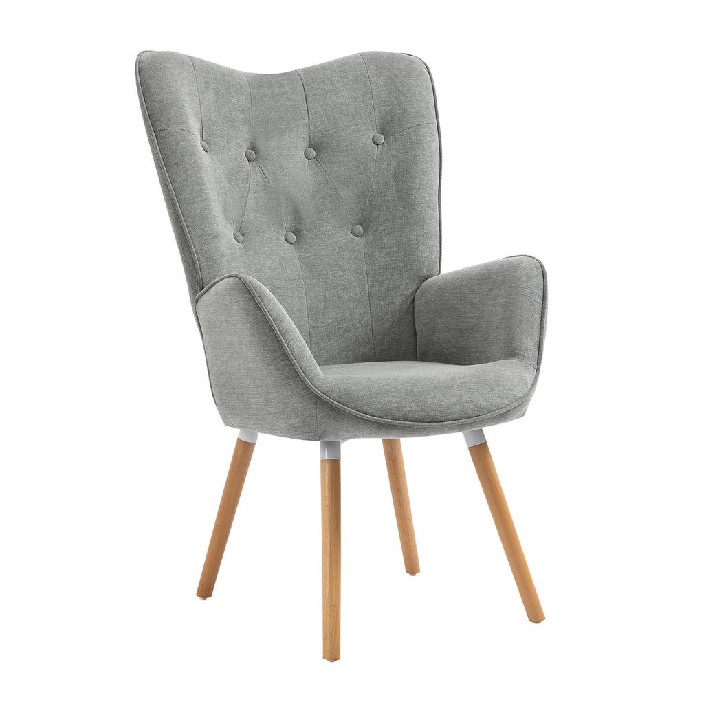 Meubles Cosy : fauteuil de style scandinave avec accoudoirs Image du produit 