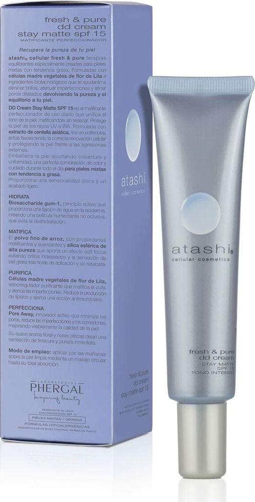 Atashi FRESH & PURE DD cream stay matte #intenso 40 ml