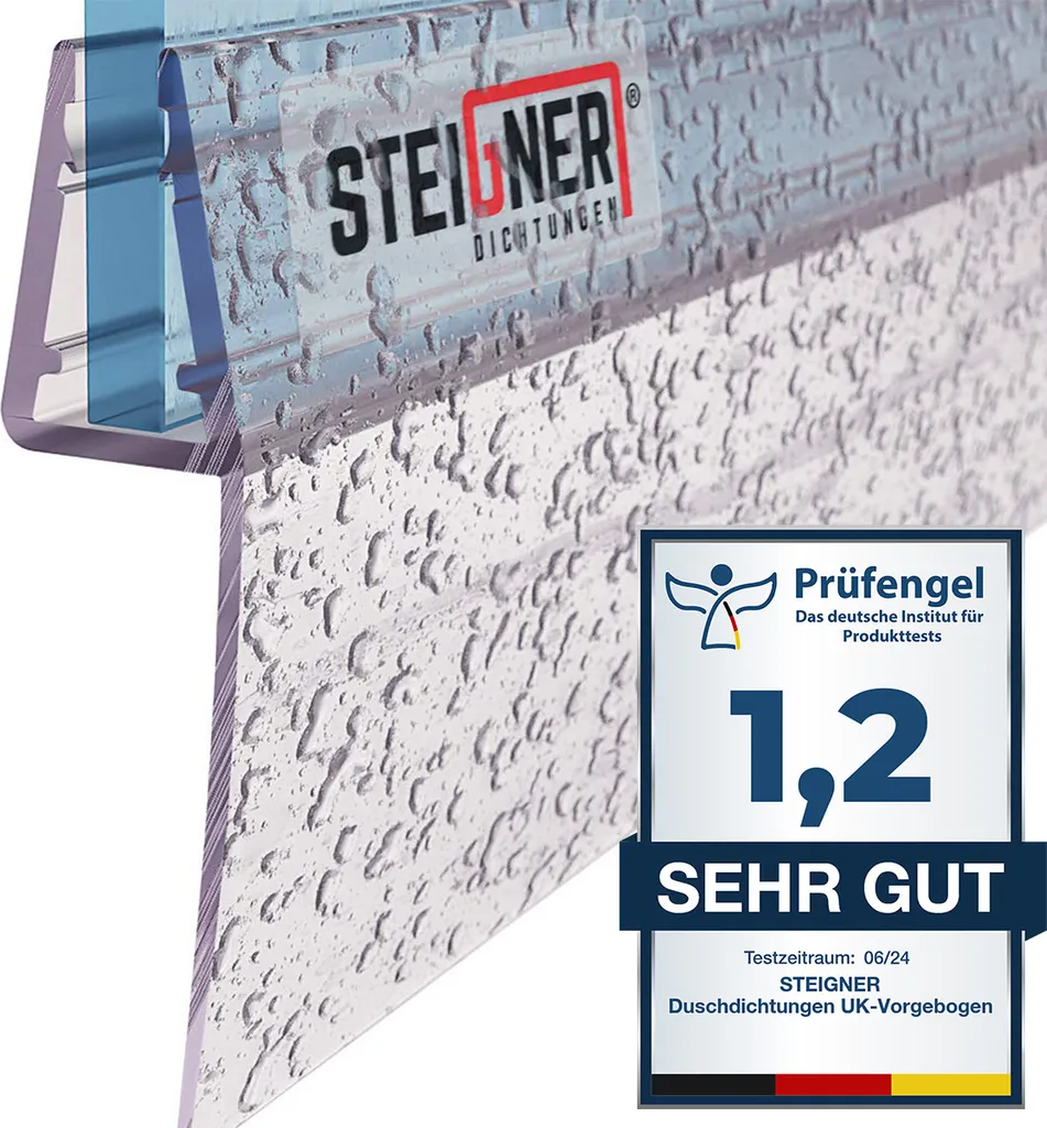 Steigner UK04 60cm | Guarnizione Trasparente Box Doccia Design
