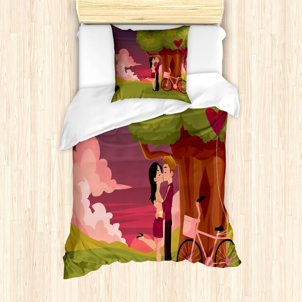 Copripiumino Doodle ABAKUHAUS 135x200 | Arredo Letto Moderno e Sano