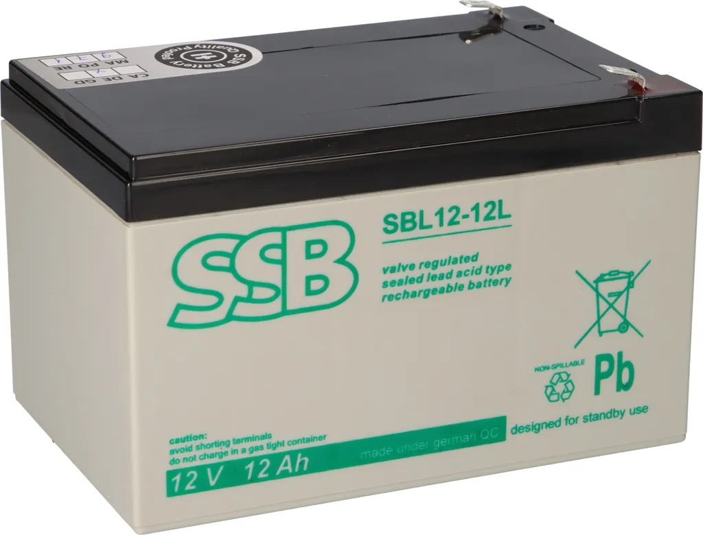 Batterie 12V 12Ah SSB SBL 12-12L AGM : Finissez-en avec les Pannes UPS