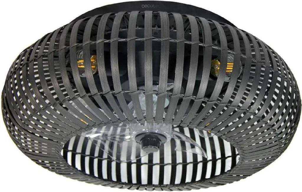 Ventilateur Plafond 20W LampAero 600 Silencieux et Design DarkWood