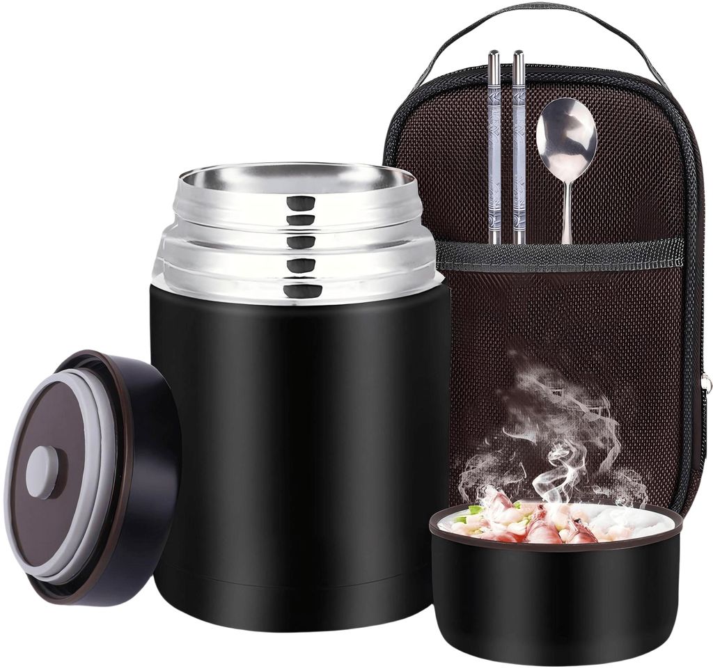 Thermobehälter, Thermobehälter für Essen aus Edelstahl, Produktbild 