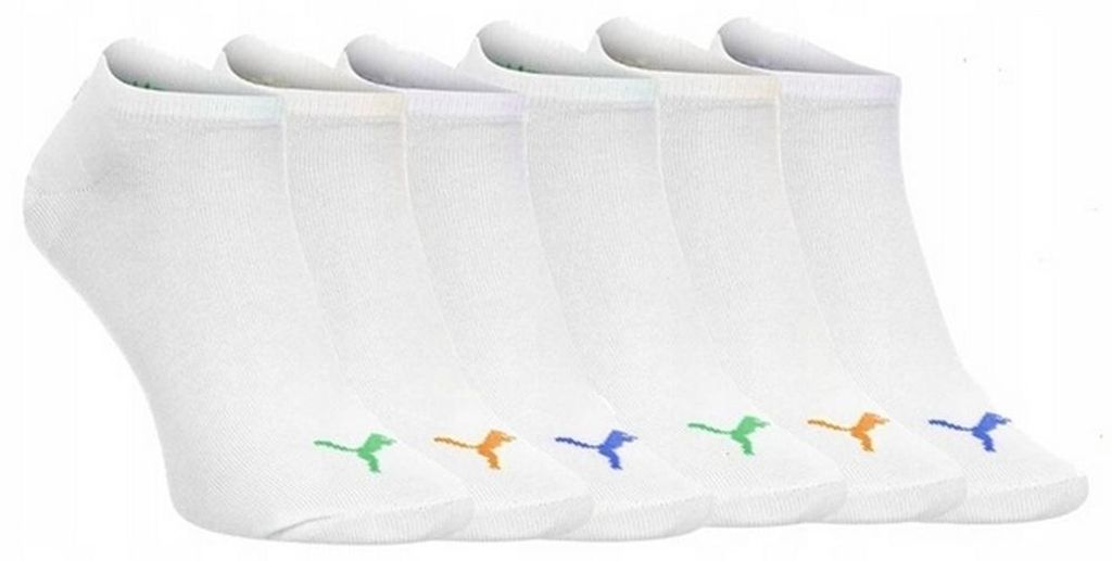 6 párů ponožek PUMA ve stylu tenisek s barevnými detaily, Obrázek produktu 