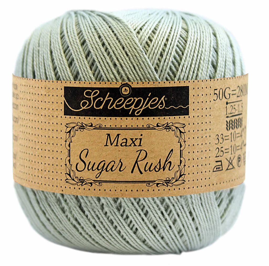 Scheepjes Maxi Sugar Rush 50g (402) Silver Green