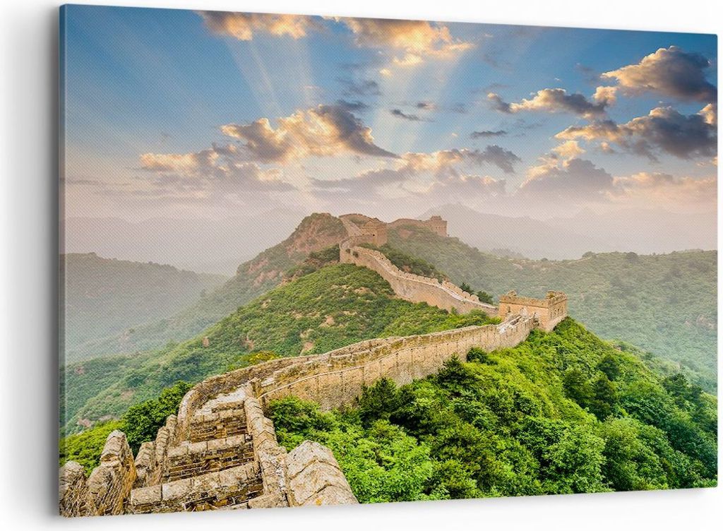 Bild auf Leinwand - Leinwandbild - Wand Berg asiatisch Produktbild 