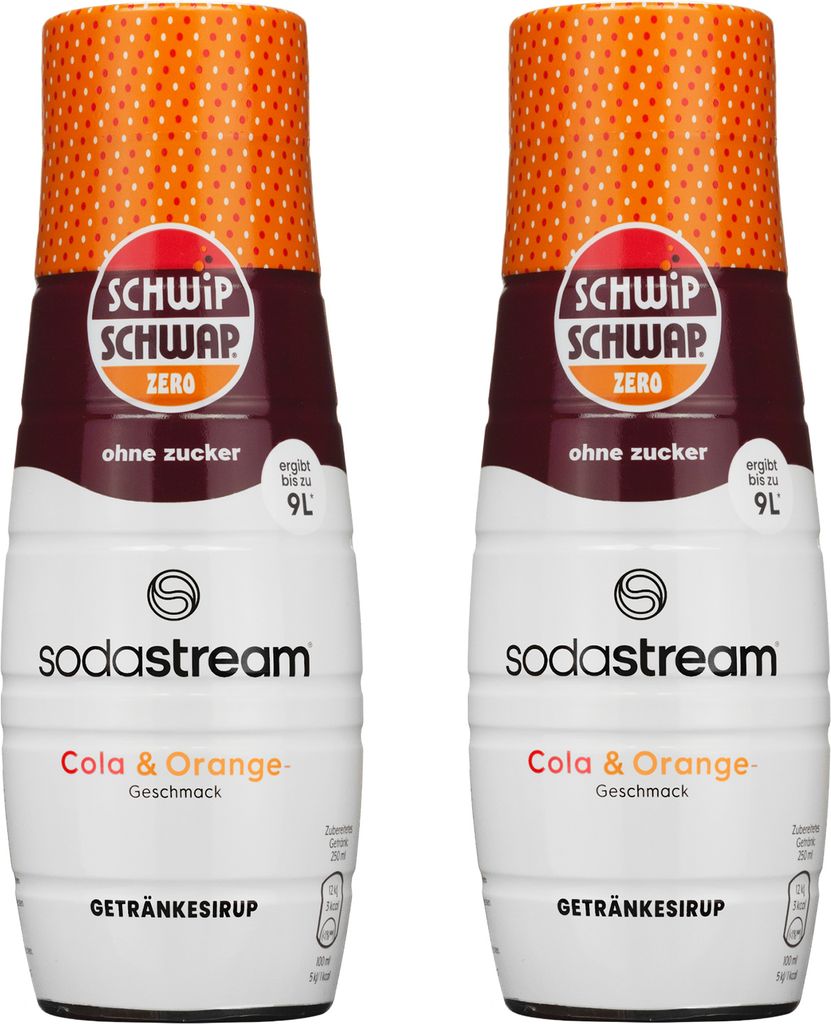 SodaStream syrop Schwip Schwap Light 2x440ml Cola Orange Zdjęcie produktu 