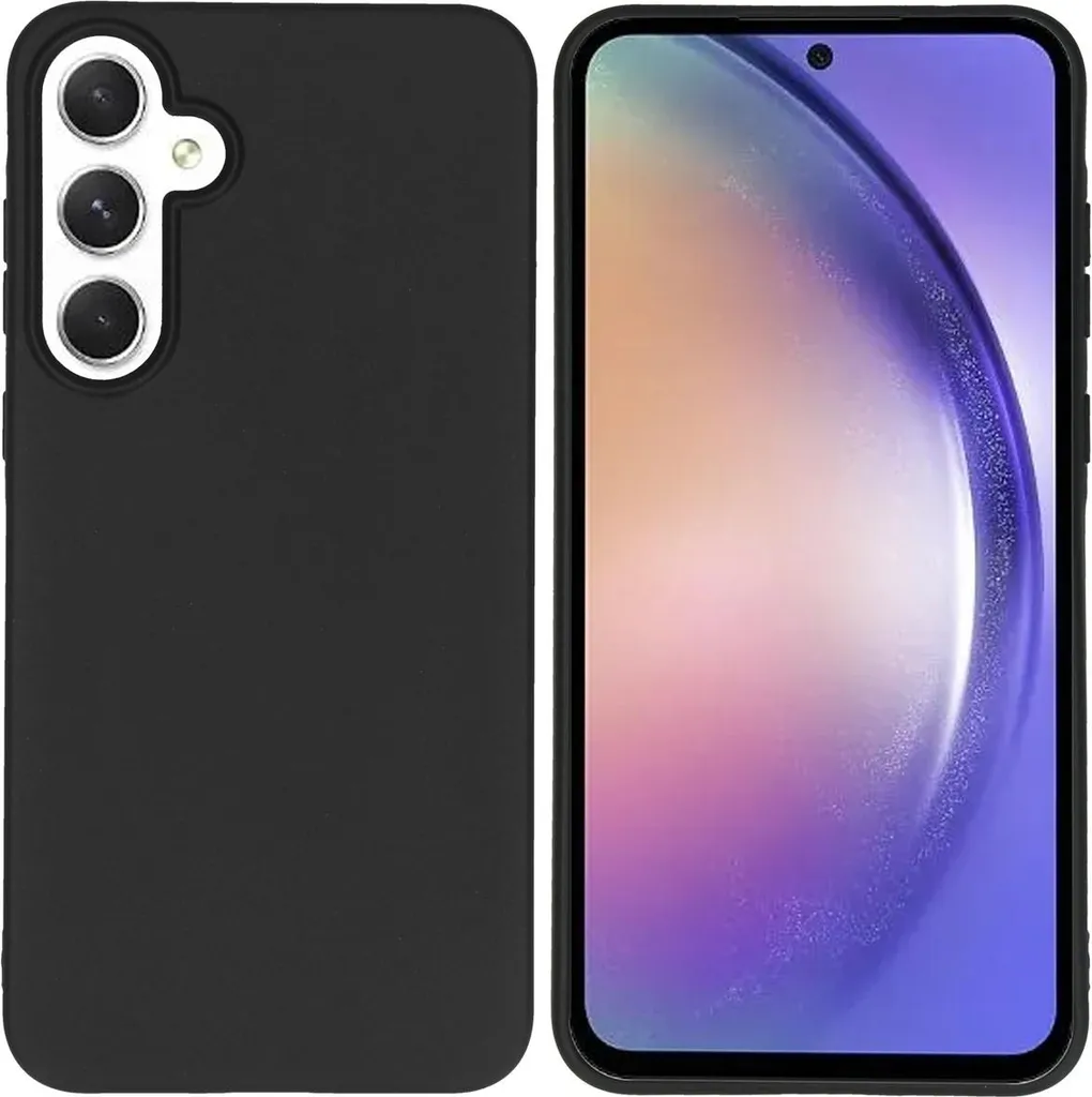 Cover iMoshion Samsung A55 Nero TPU - Sottile, Elegante e Protettiva