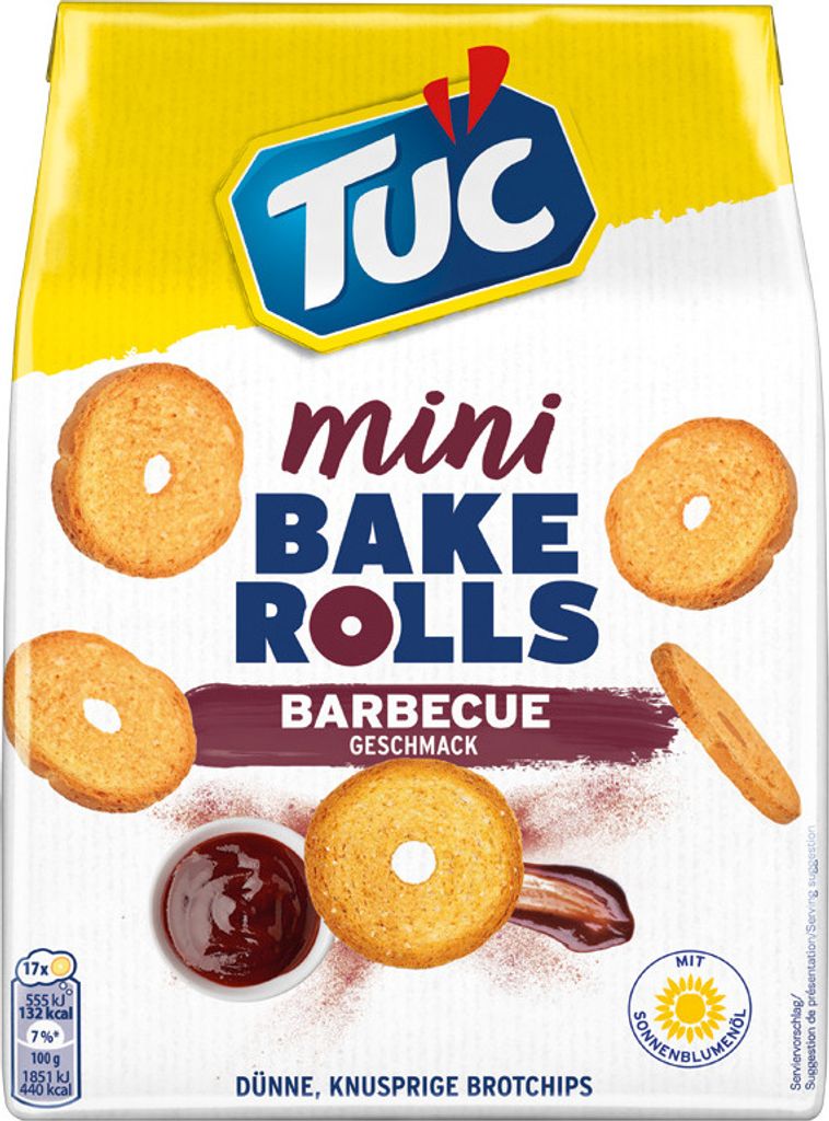 TUC Bake Rolls Mini BBQ 150g Produktbild 