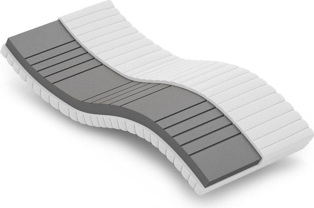 Betten-ABC KSP-500 XXL, Matratze in Härtegrad H4 Kaltschaummatratze in Härtegrad 4, Bezug waschbar, Größe: 80x200