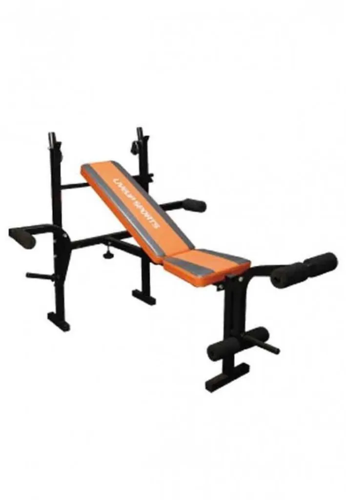 Banc de musculation plat et incliné LiveUP 1101 pour fitness à domicile