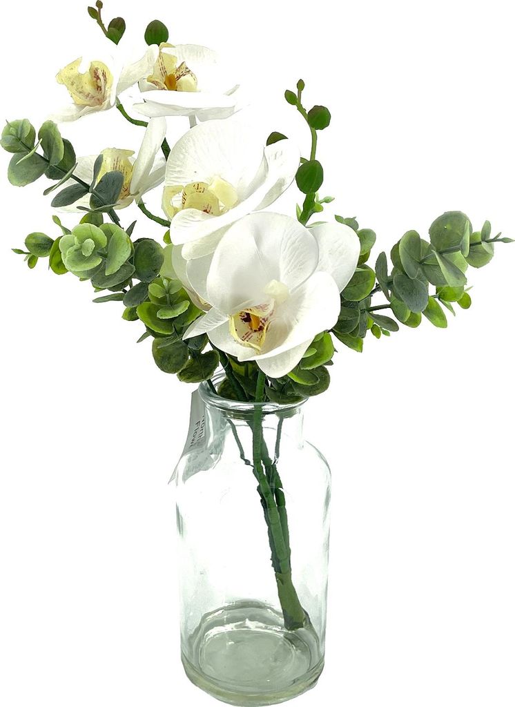 Kunstblume Orchidee in Vase Leilani NTK-Collection Produktbild 