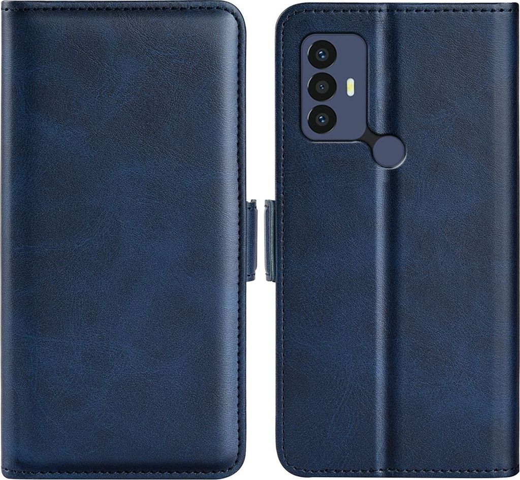 Mobigear Slim Magnet TCL 305 Hülle Klapphülle Geldbörse - Dunkelblau