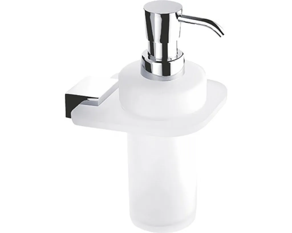 Dispenser Sapone Nimco Kibo Ki X3-31W-26 | Ottone Cromato e Vetro