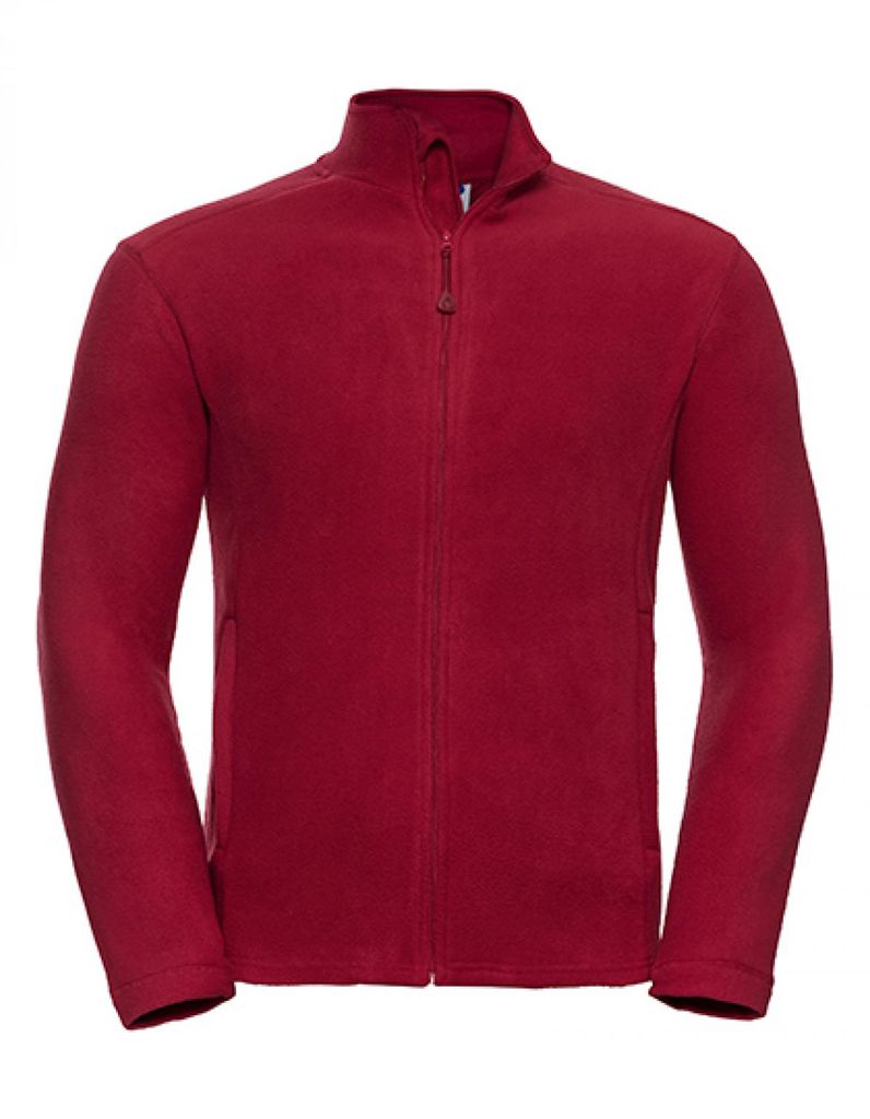 Russell Full Zip Microfleece Classic Red - Größe XL