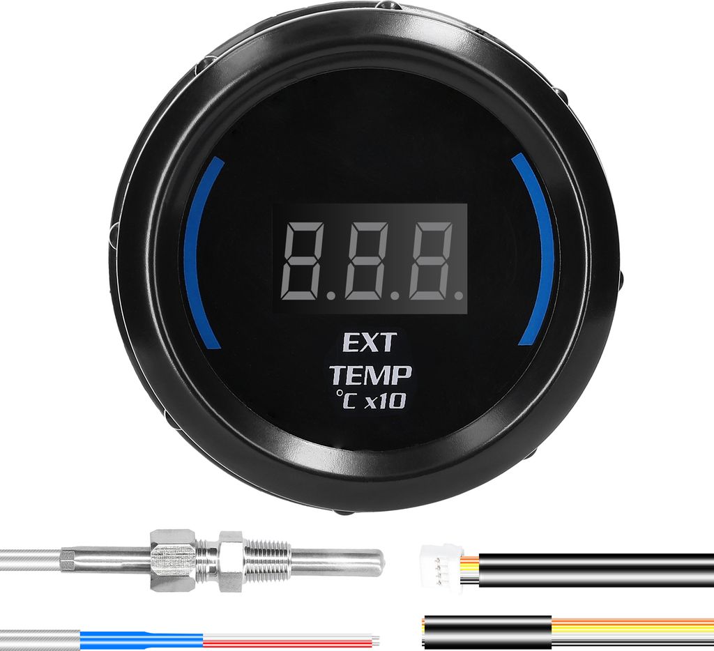 52mm digitální měřič teploty výfukových plynů - EGT 40-120 Obrázek produktu 