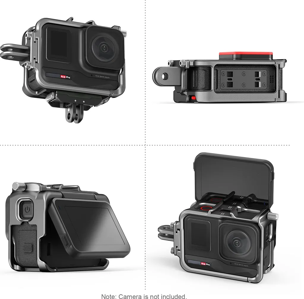 Cadre de protection métallique pour Insta360 Ace Pro avec fixations